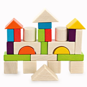 ชุดบล็อกไม้ตัวต่อขนาดใหญ่ของเล่นเสริมการเรียนรู้สําหรับเด็ก