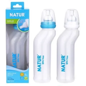 Natur ขวดนมเนเจอร์ คอโค้ง ขนาด 8 oz